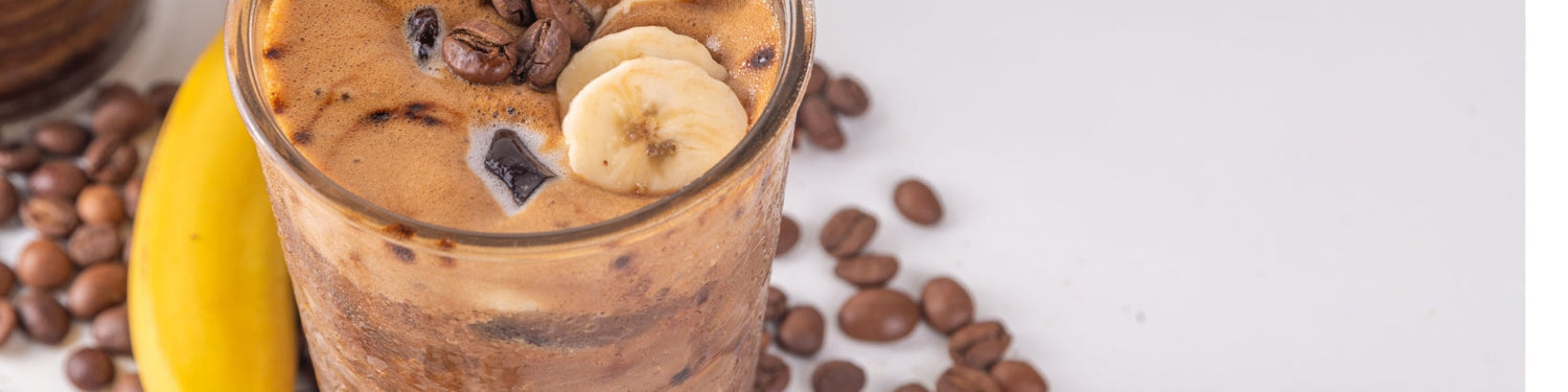 Coffee flavoured protein oats