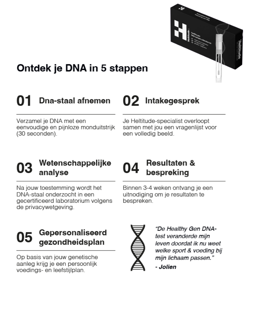 5 stappen DNA
