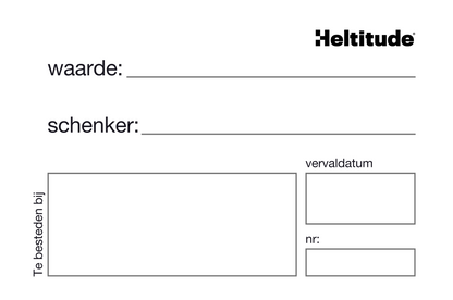 cadeaubonnen (50 stuks)