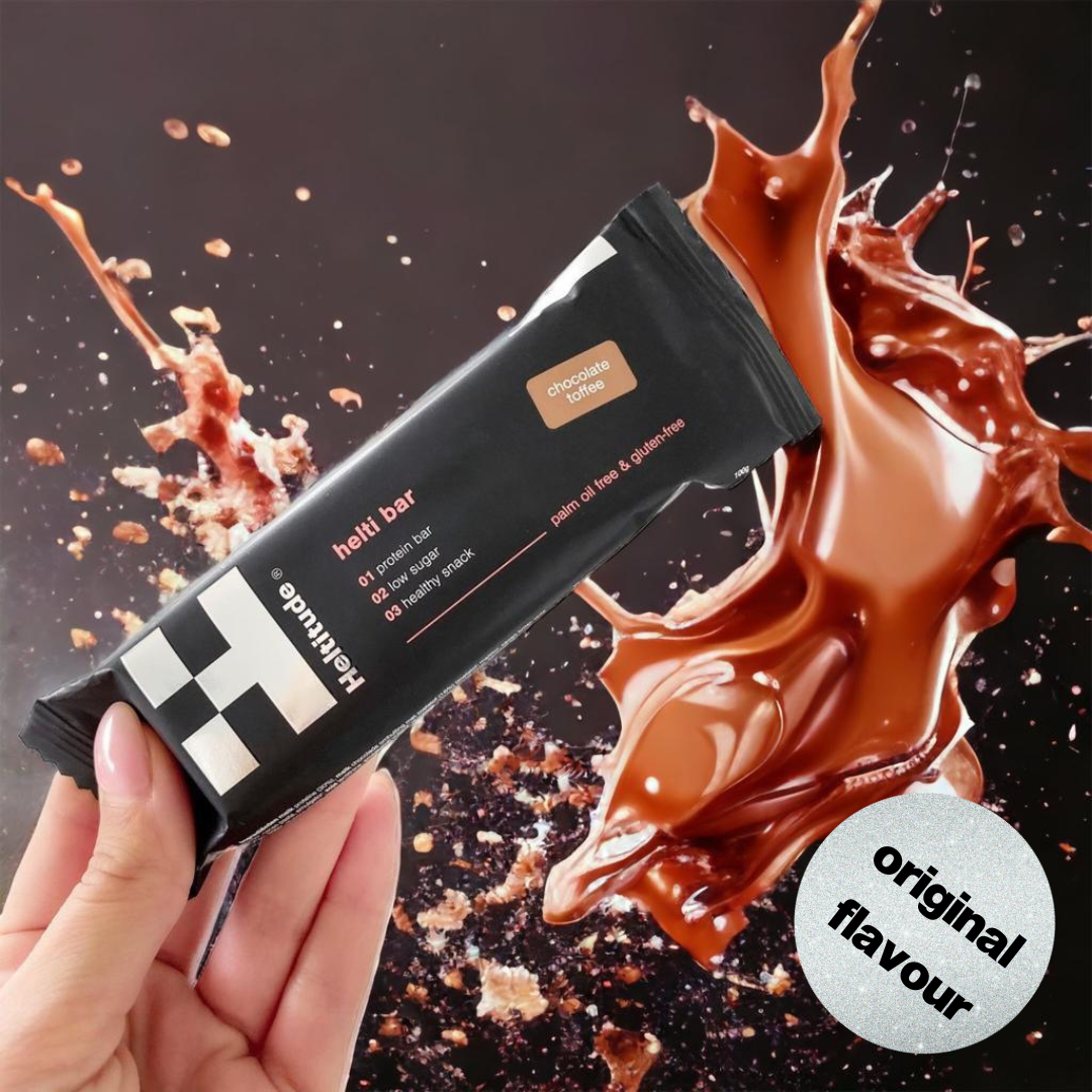 Helti Bar box (10 stuks) - Chocolade Toffee