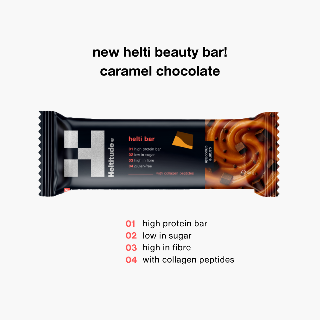 Helti Bar chocolate caramel with collageen
