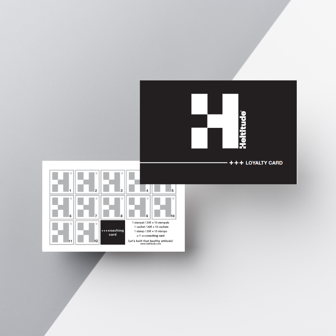 +++Loyalty card (50 stuks)